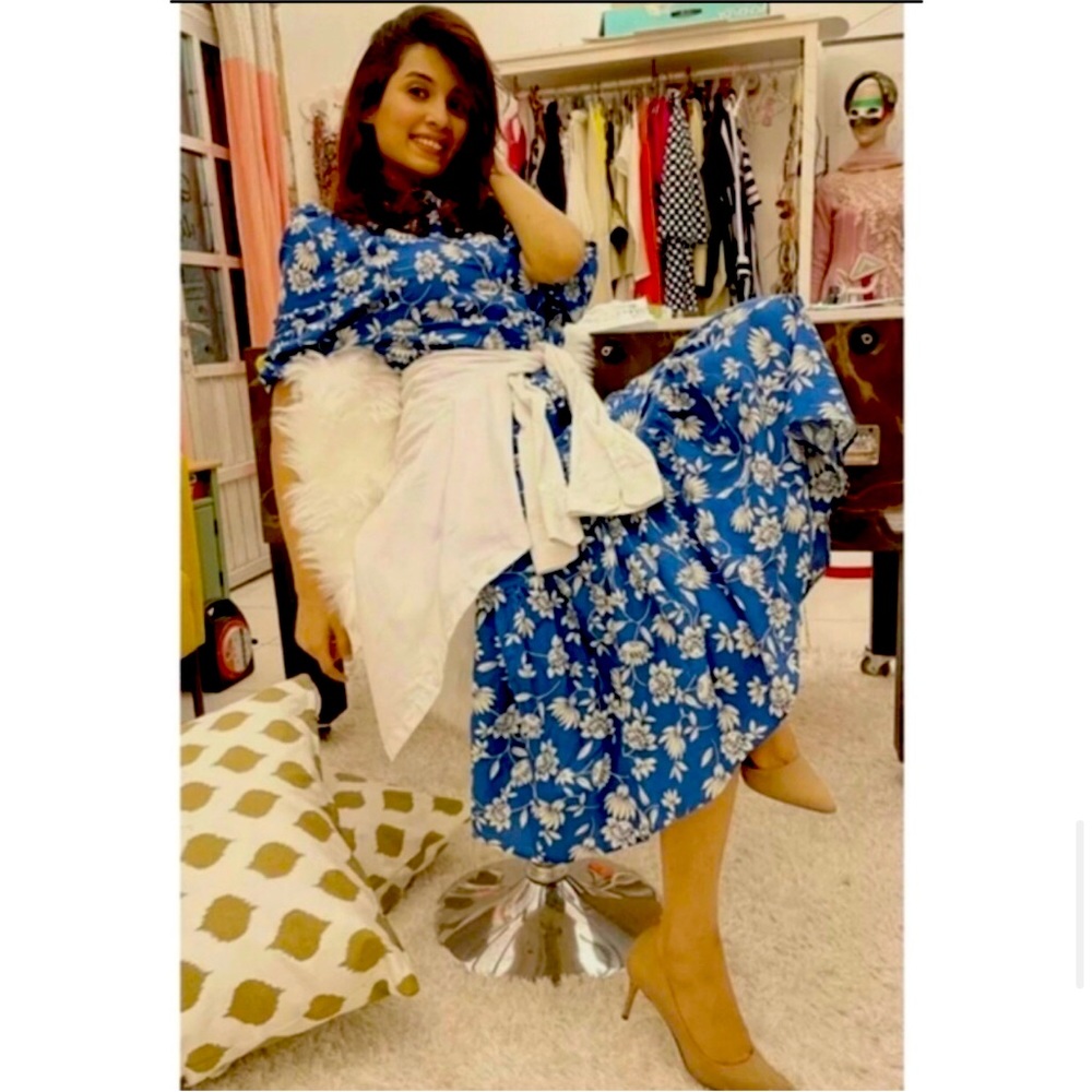 Zara Blogger Favourite Printed Ruffle Dress